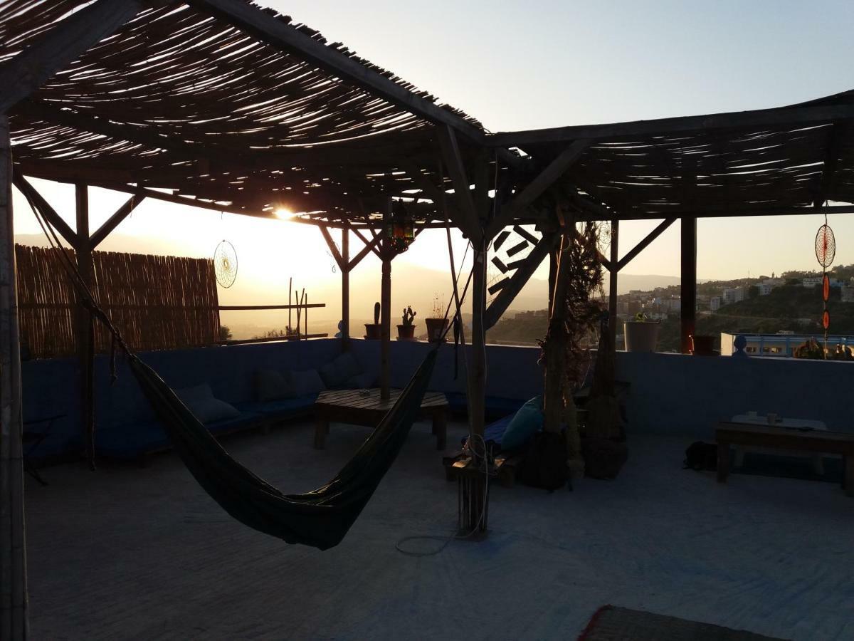Alibaba Apartment Hostel Bamboo Rooftop Room Chefchaouen Exterior photo
